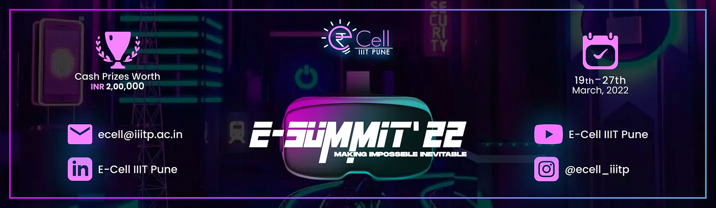 THE IIIT PUNE E-SUMMIT’22