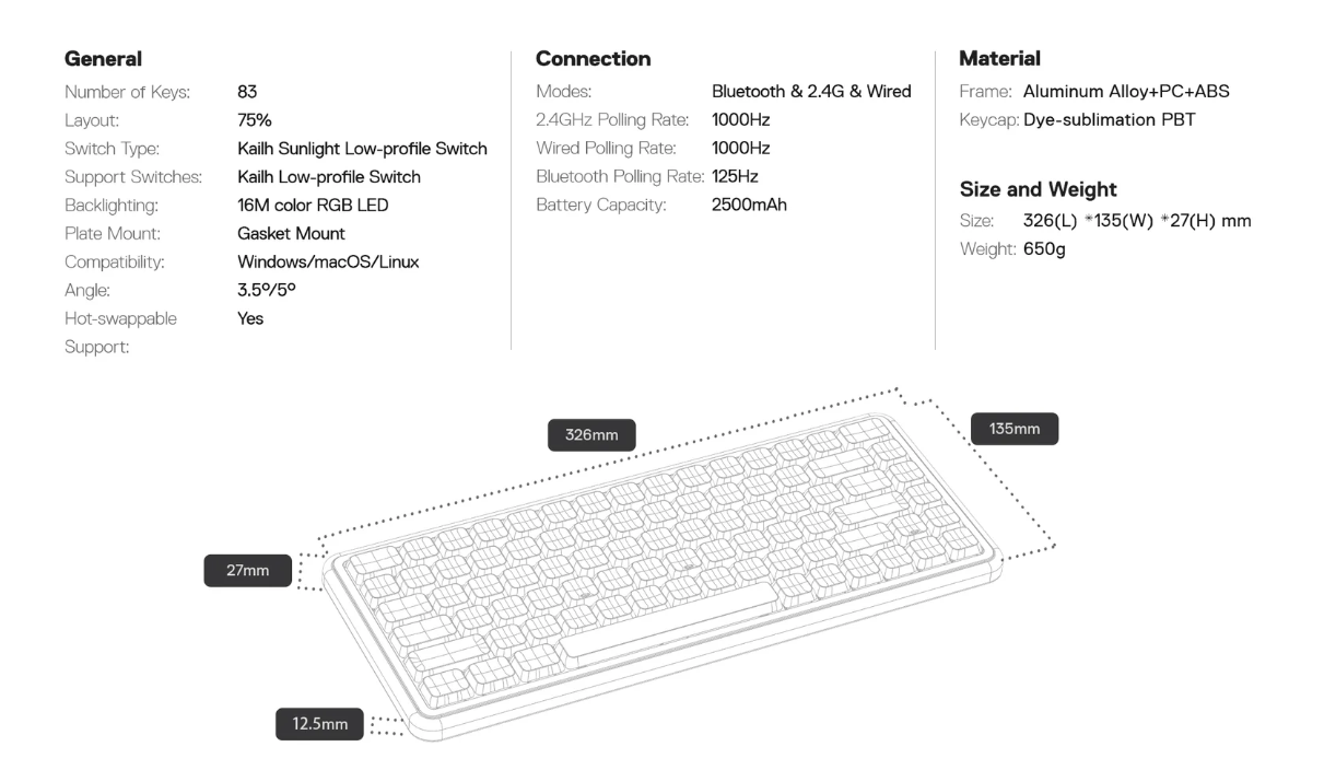 MelGeek O2 Low-Profile Mac Keyboard Review — High on hardware, low