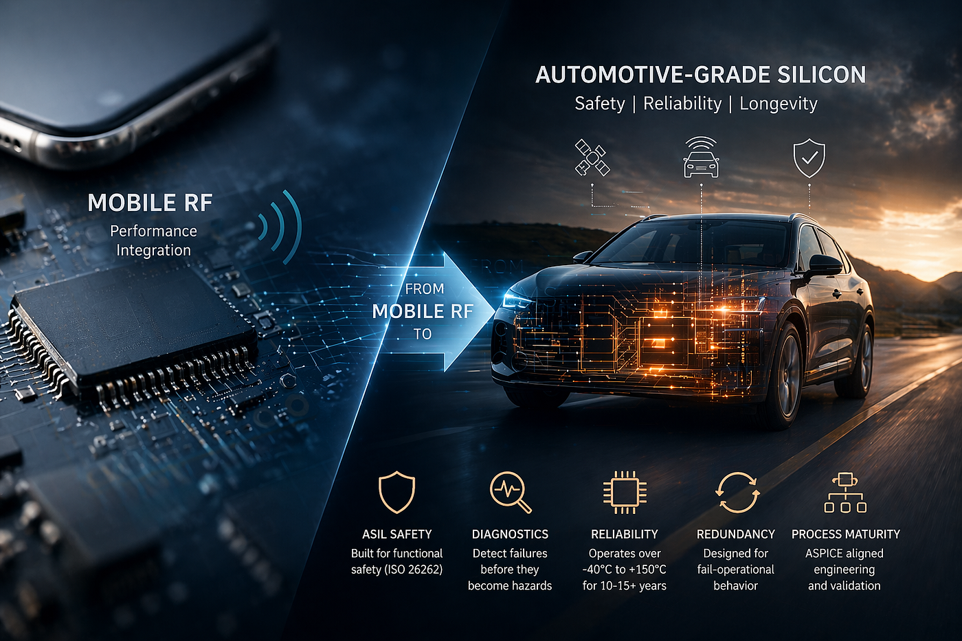 From Mobile RF to Automotive-Grade Silicon: What Really Changes When You Target ASIL Systems?