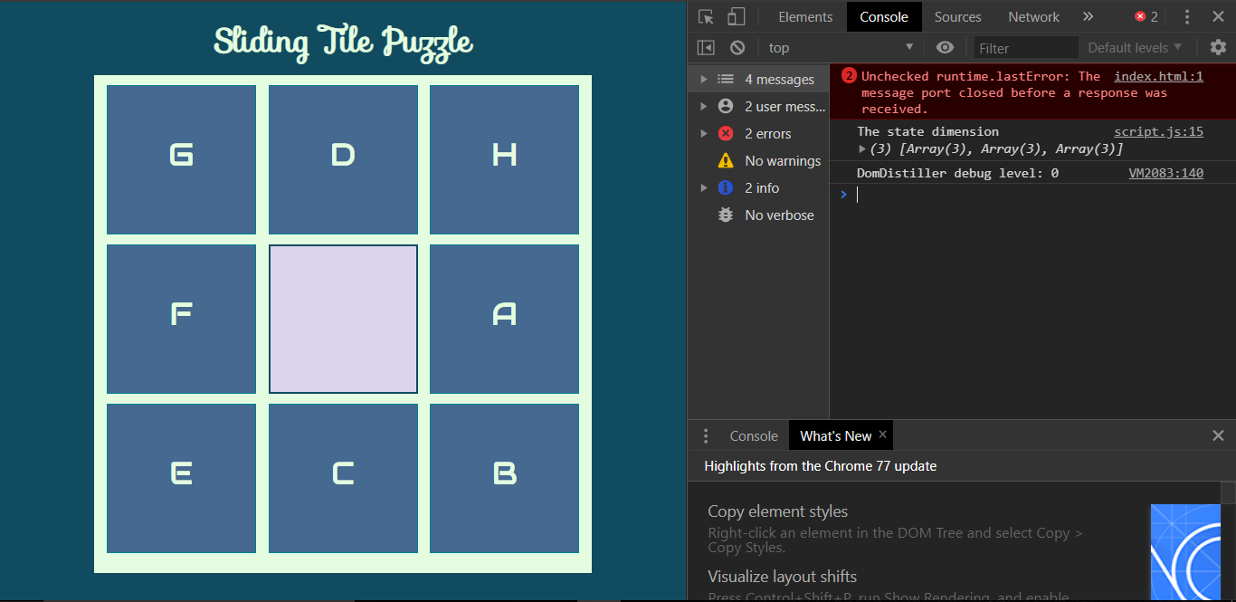 Build an 8 Puzzle Game With Pure JavaScript, by Olusola Samuel