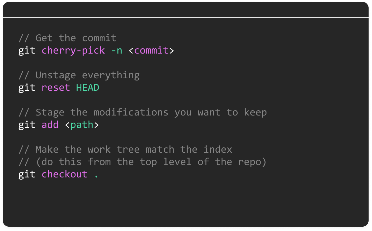 How to Git cherry-pick only changes to certain files - SupaDupaGuides -  Medium