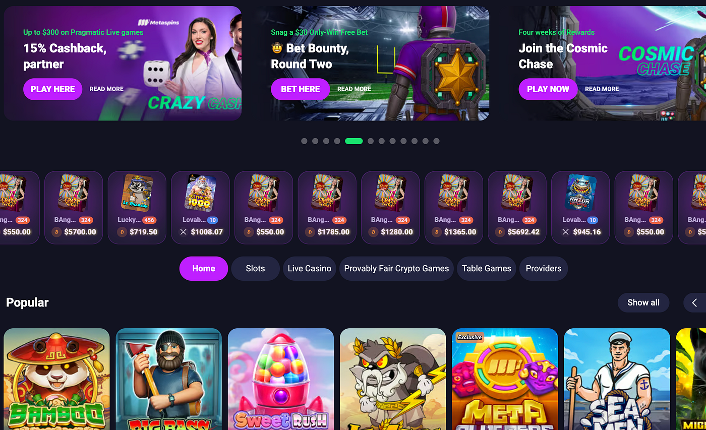 Metaspins Casino Scam: How this Crypto Casino Drains Your Balance and  Destroys Lives and connected to the notorious Dama N.V. network. | by  HarrisonHart | Medium