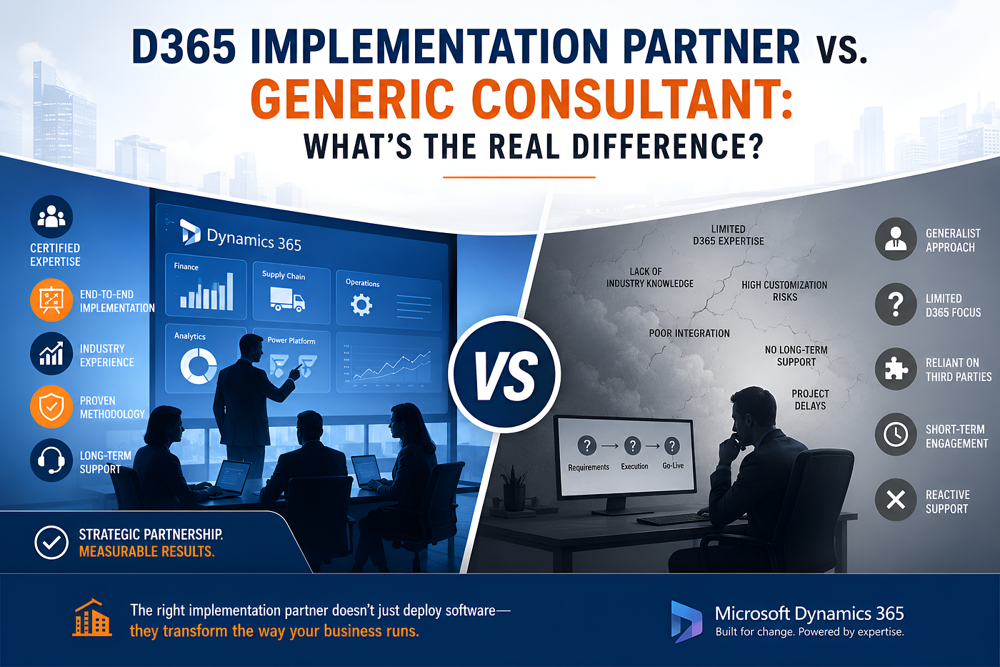 D365 Implementation Partner vs Generic Consultant | What Businesses Must Know