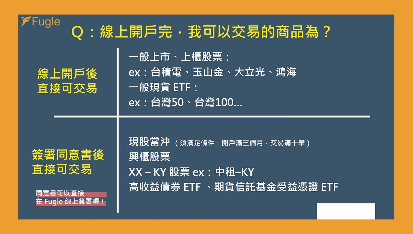 線上開證券戶的7 個常見問題- FugleTrade. 『我想開… | by Fugle 麥米| Fugle | Medium