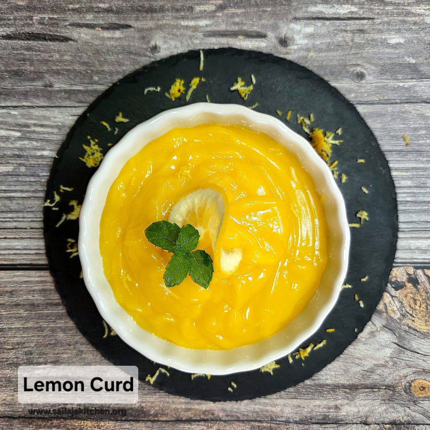 Homemade Lemon Curd Rice