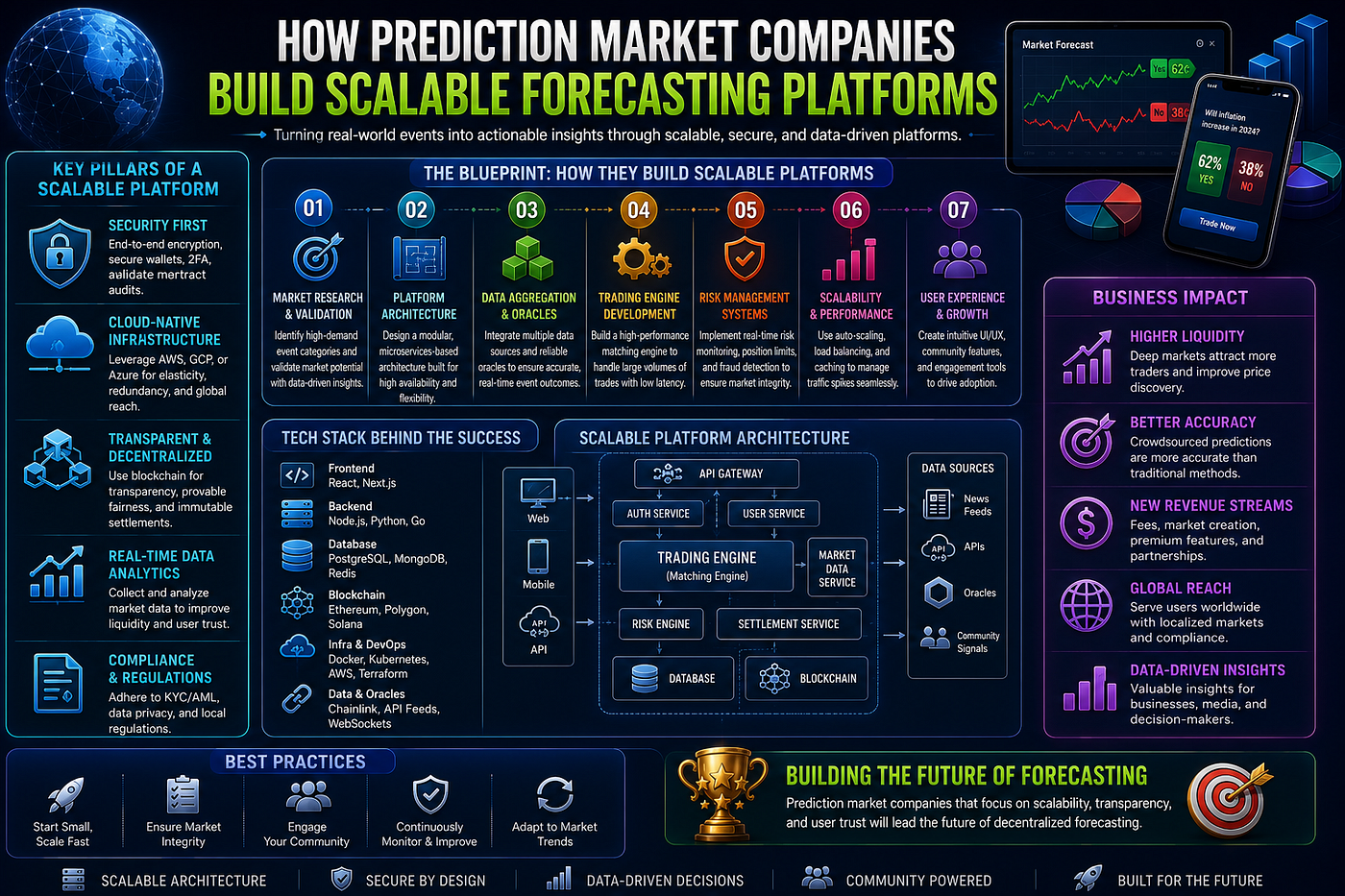 How Prediction Market Companies Build Scalable Forecasting Platforms