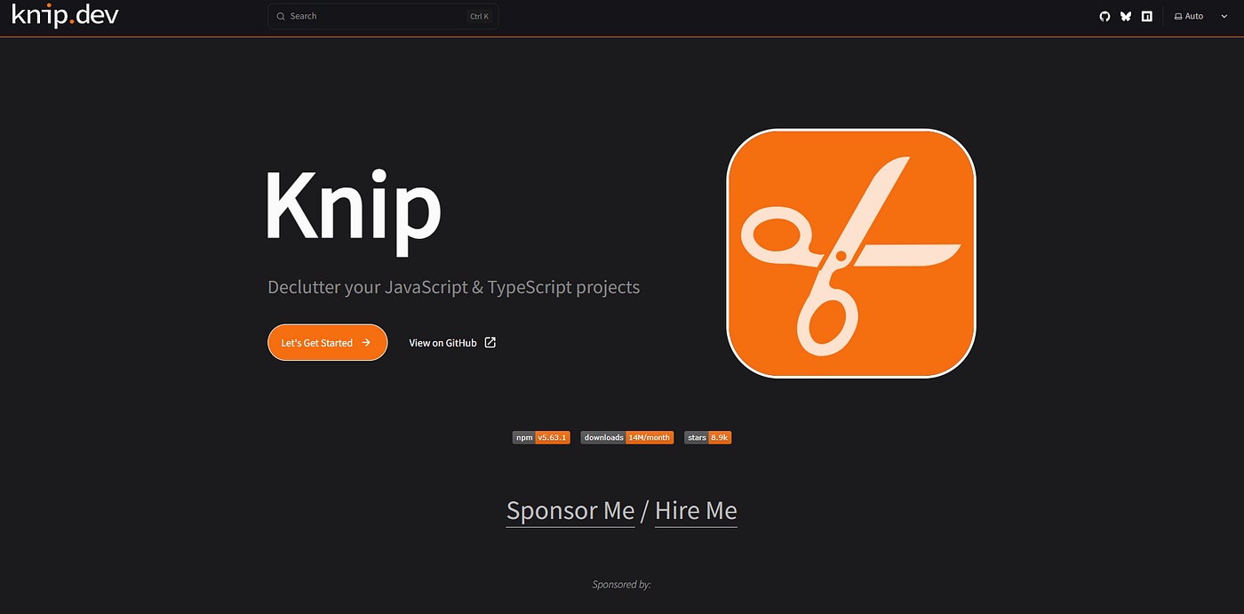 Automatize a remoção de código morto em projetos JavaScript/TypeScript (Next.js) com Knip