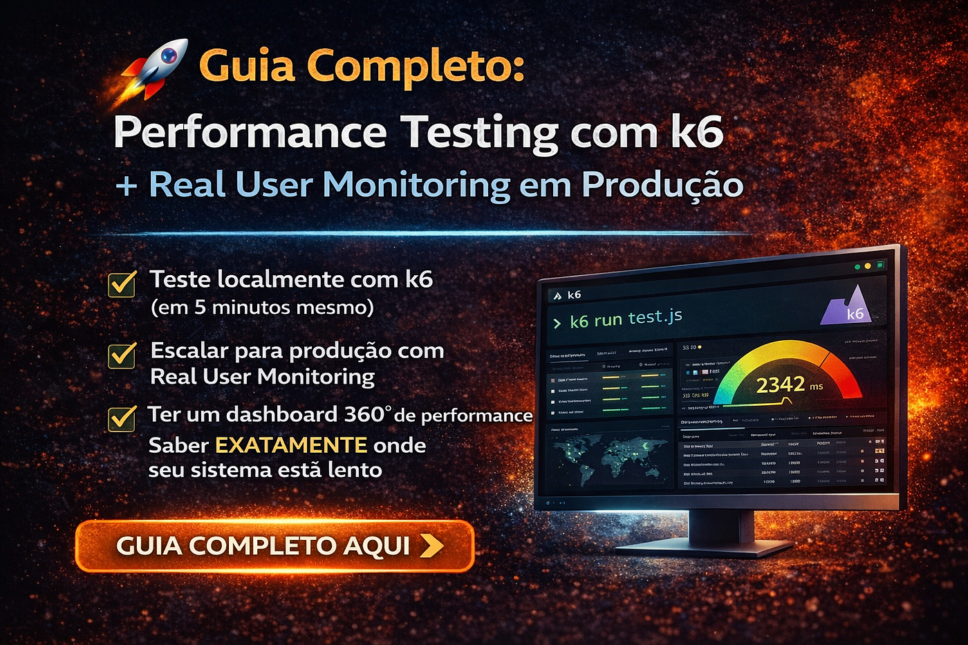 🚀 Guia Completo: Performance Testing com k6 Local + Real User Monitoring em Produção