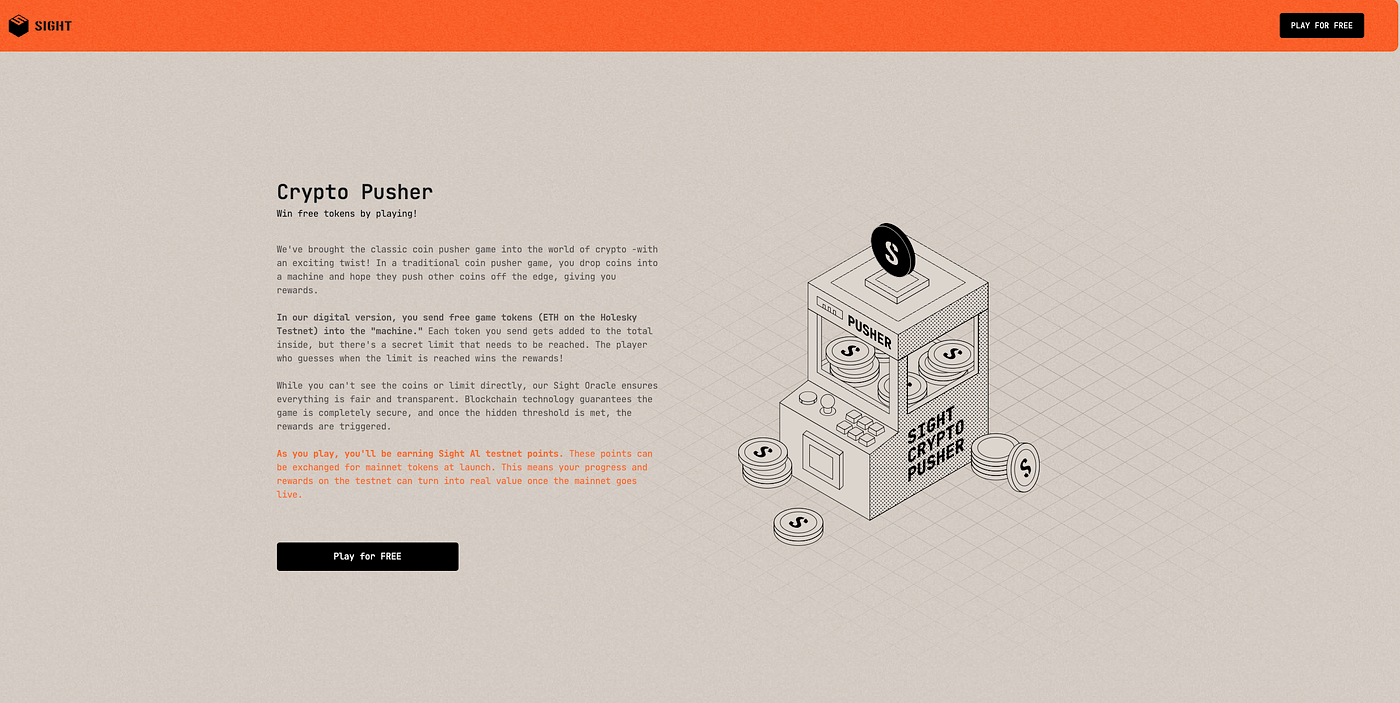 Crypto Pusher: A Game Powered by Cutting-Edge Encryption and Fair Play with  FHE Technology | by Sight AI | Medium