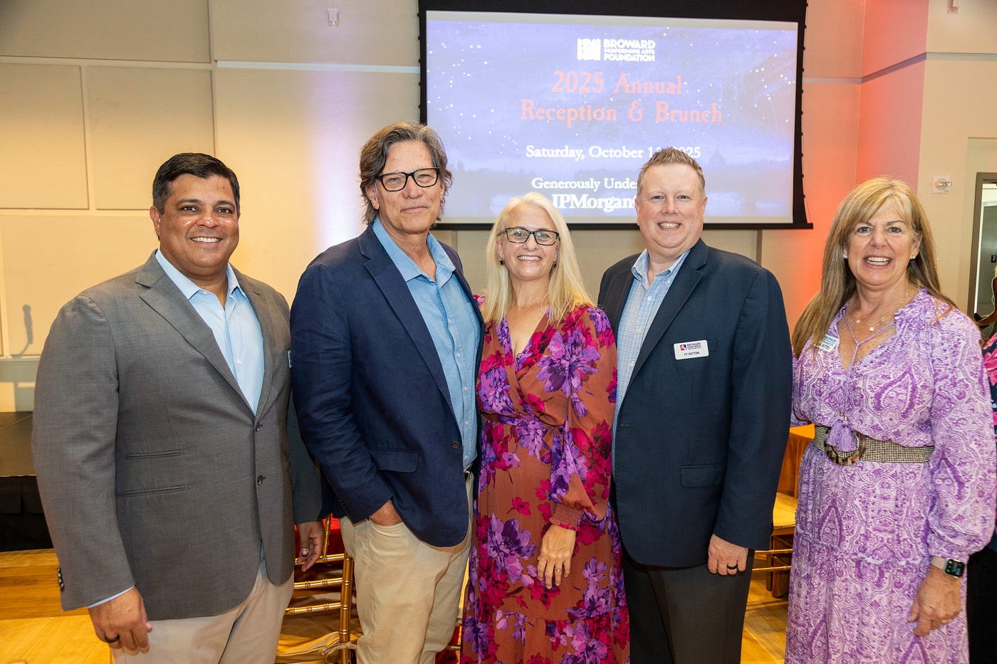 Dev Motwani, Dr. Robert Watson, Polly Sutton, Ty Sutton, Lisa Kitei (Credit — Downtown Photo)