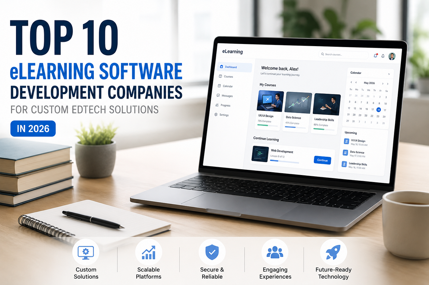 Top 10 eLearning Software Development Companies for Custom EdTech Solutions in 2026