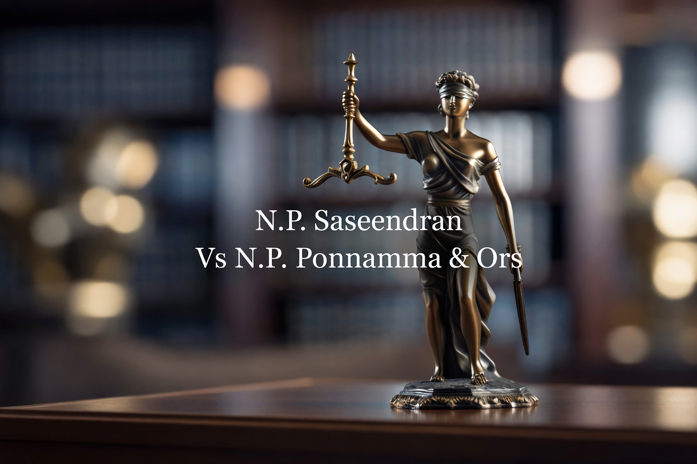 N.P. Saseendran Vs N.P. Ponnamma & Ors — Supreme Court Judgment Summary