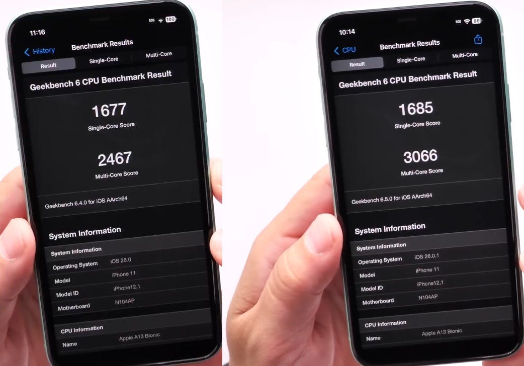 iOS 26.0.1 Is Out: Has Apple Just Made Old iPhones Faster? | by