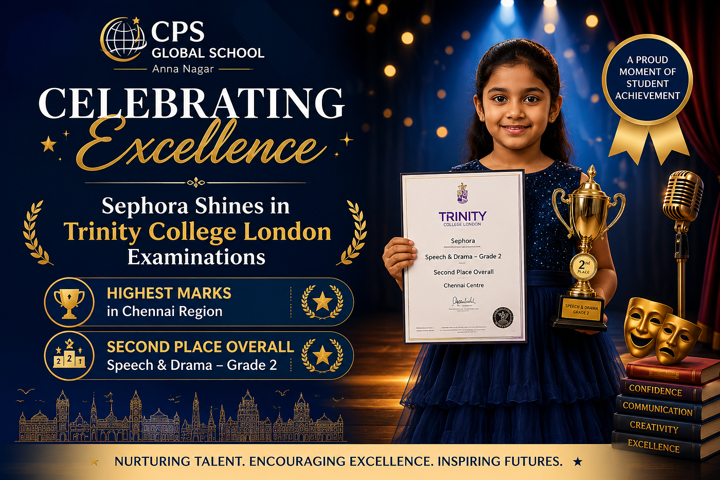 Celebrating Excellence: Sephora Shines in Trinity College London Examinations at CPS Global School…