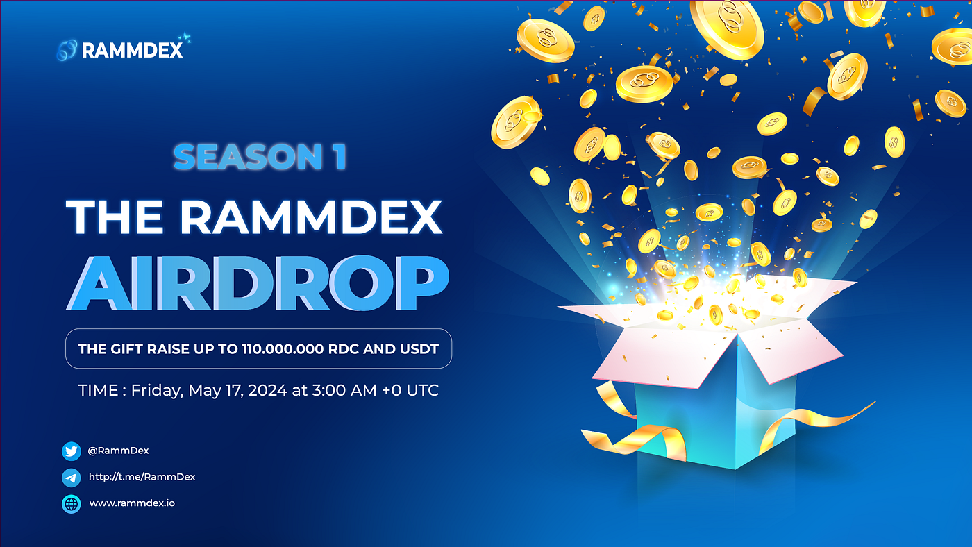 OFFICIAL ANNOUNCEMENT: LAUNCHING OF RAMMDEX SEASON 1 AIRDROP!