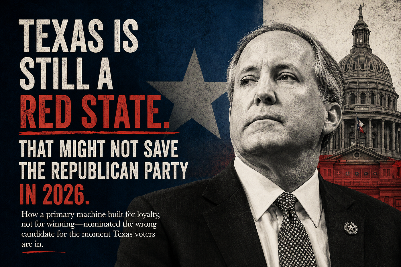 Texas Is Still a Red State. That Might Not Save the Republican Party in 2026.