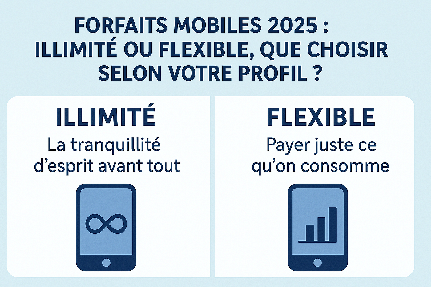 Forfaits mobiles 2025 : illimité ou flexible, que choisir selon votre profil ?