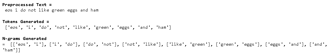 Statistical Language Model: N-gram to calculate the Probability of word  sequence using Python. | by Minakshee Narayankar | CodeX | Medium