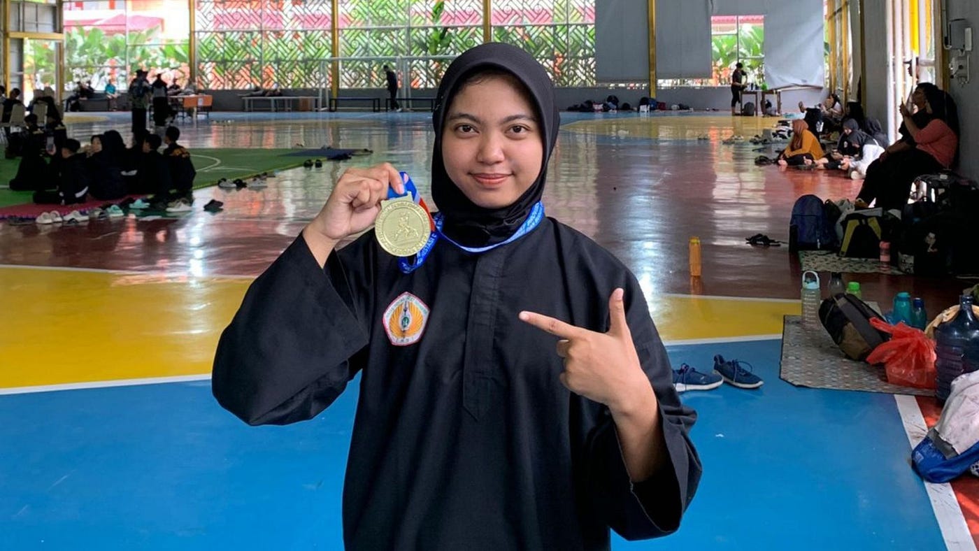 Another Achievement Earned, Keysa Claims First Place at the FKIP Open 2025 Pencak Silat…