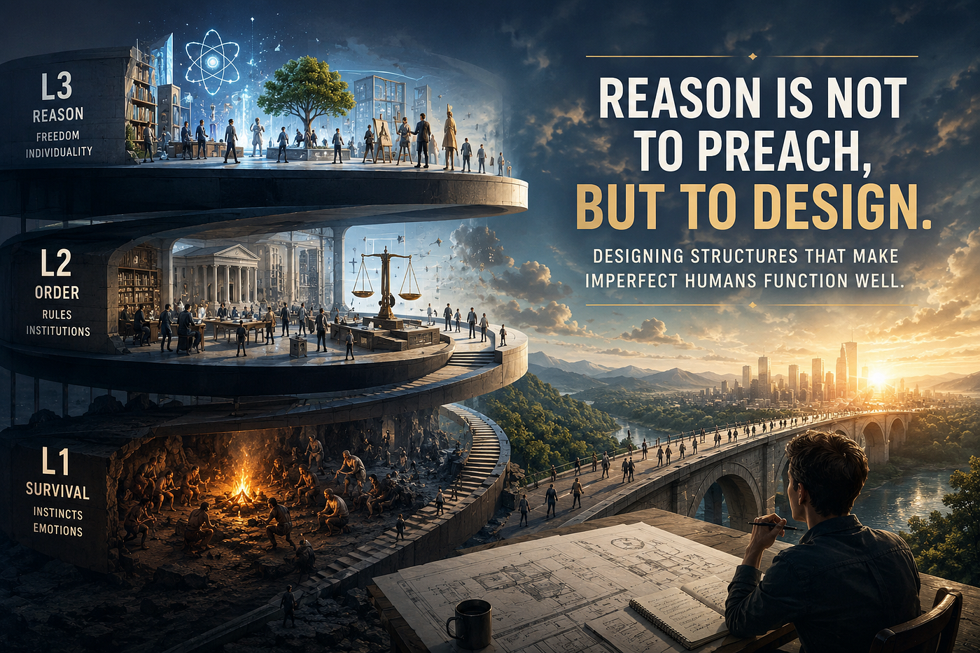 People Don’t Change Through Lectures. Reason Is a Designer of Structures
