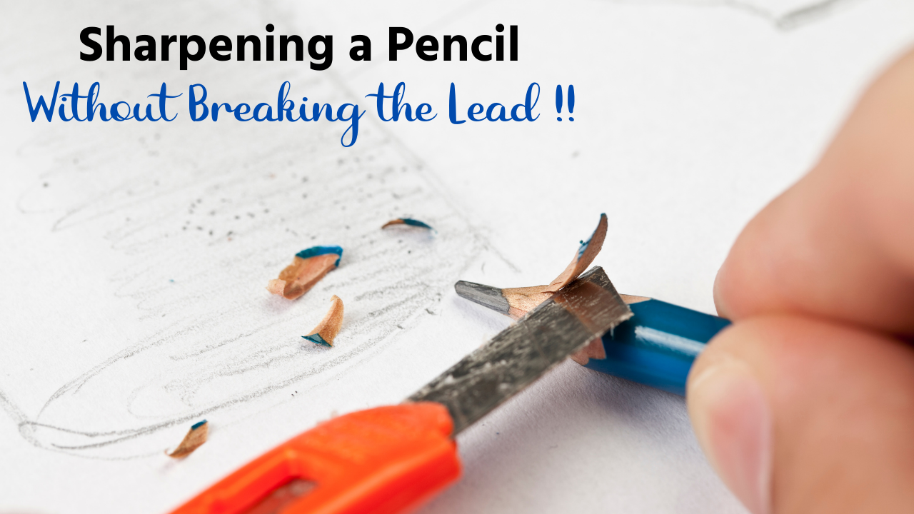 DIY Techniques for Sharpening Pencils without Breaking the Lead | by  Mariatanish | Medium