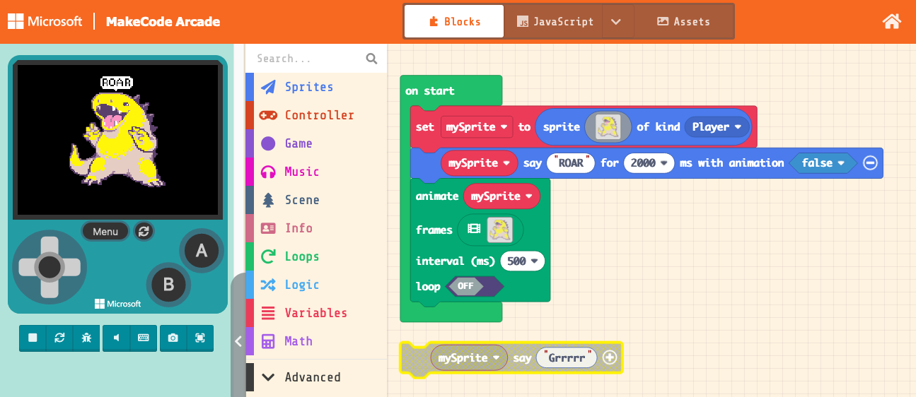 Turning games into full screen web apps - Arcade - Microsoft MakeCode