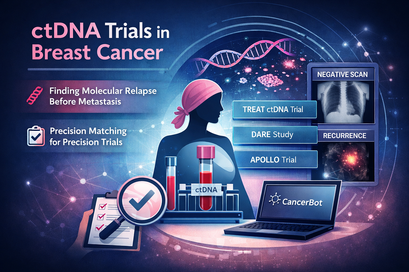 ctDNA Trials in Breast Cancer: How TREAT ctDNA, DARE and Apollo Are Changing Early Intervention