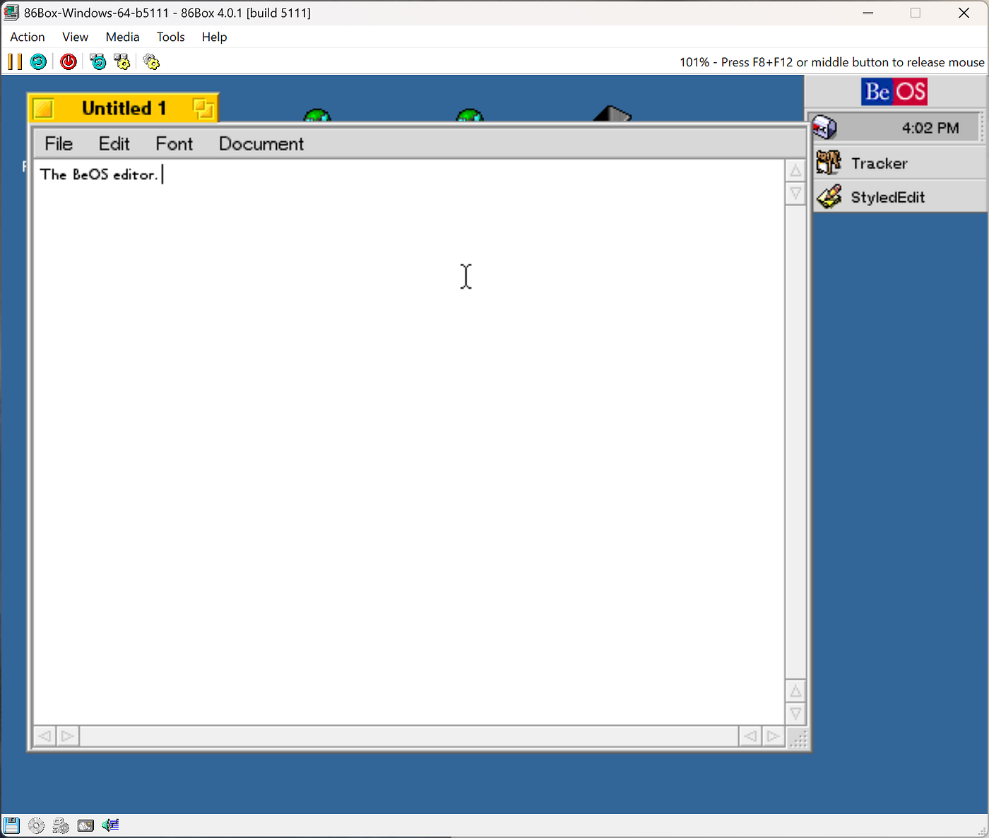 その他 BeOS 5.0 Pro for x86 and PPC The other operating system: BeOS 5 Personal Edition | Medium