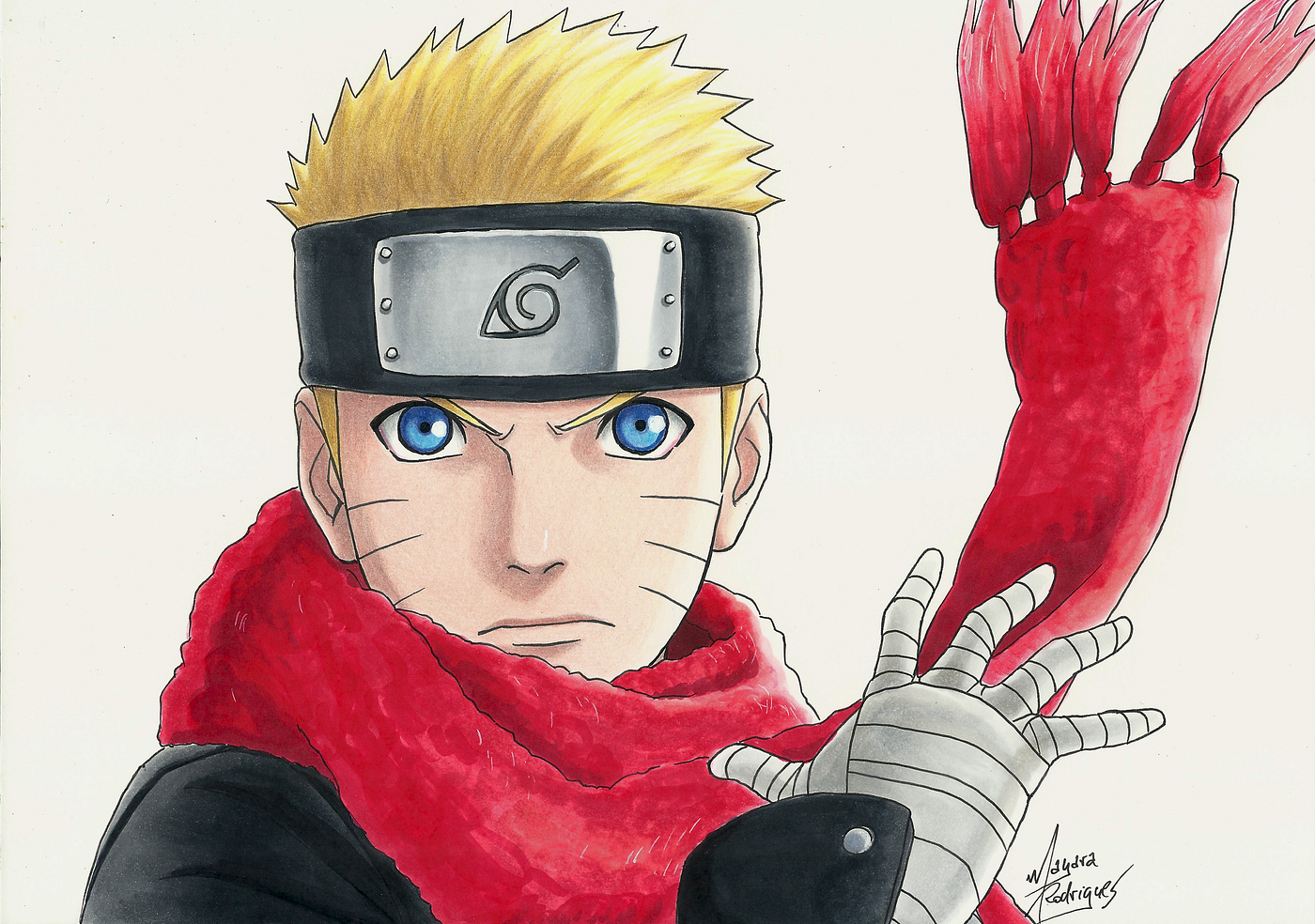 Desenhando o Naruto - Speed Drawing Naruto 