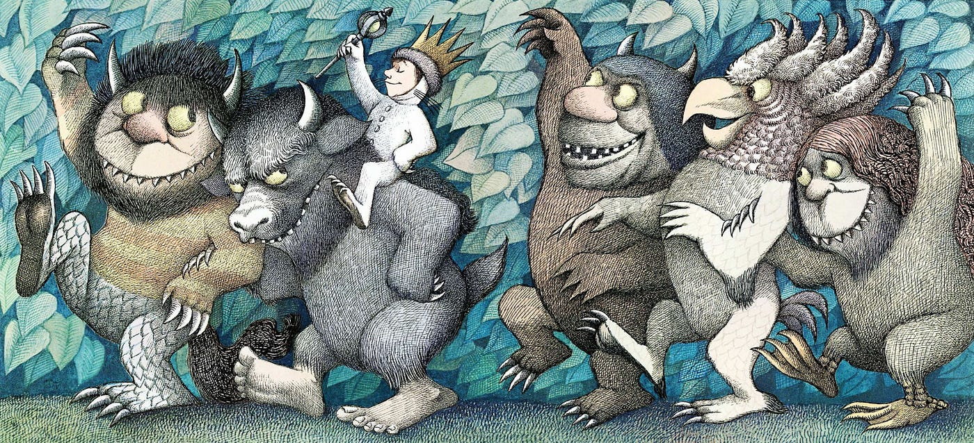 Where The Wild Things Are Illustrations Boat