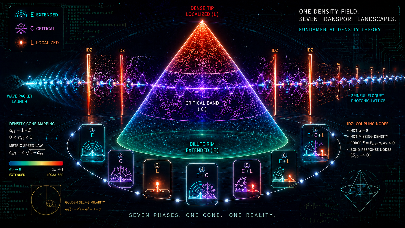 Open-Sourcing the Universe’s Code: Anderson Localization Is a Density Cone
