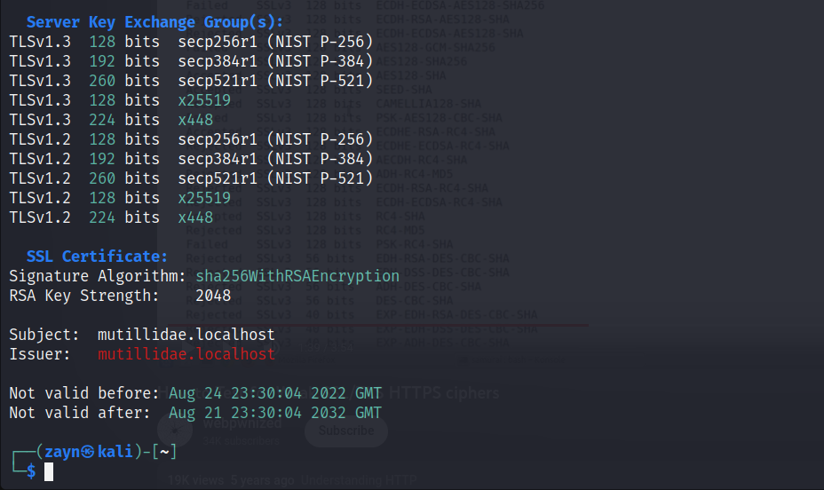 Testing for Weak Cryptography. In this article I will discuss weak