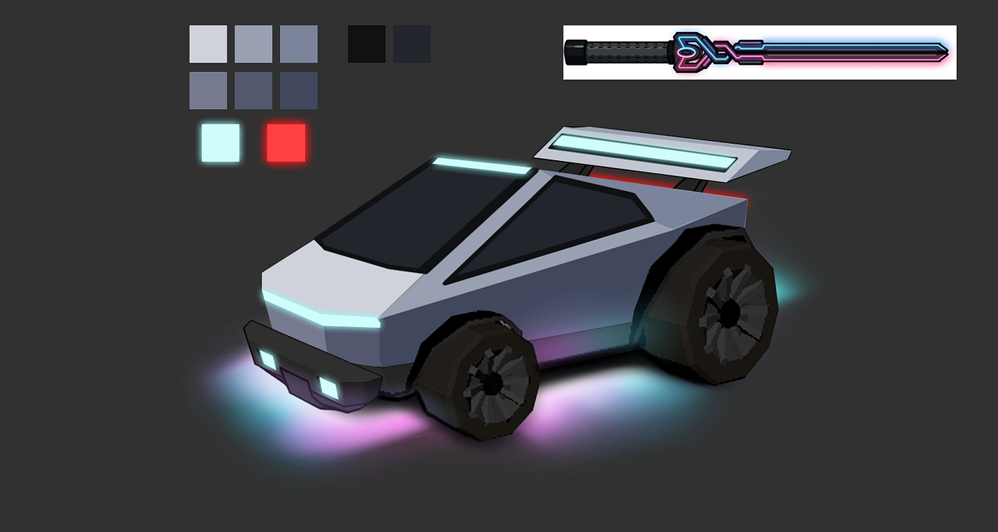 Neon District epic collaboration with Battle Racers and Light Trail Rush! |  by Neon District | Blockade Games | Medium
