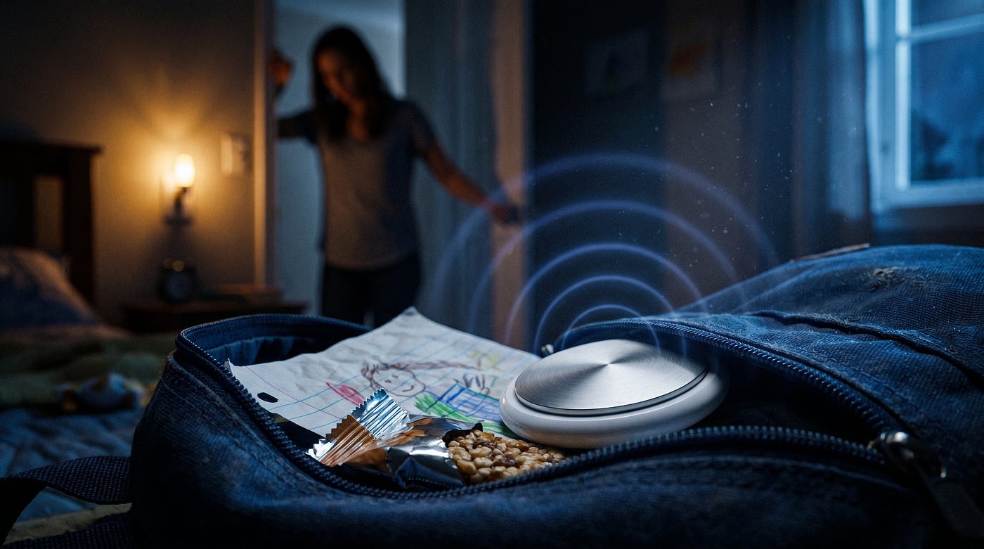 She found a tracker in her child’s backpack, He’d been following her for months, Here is the…