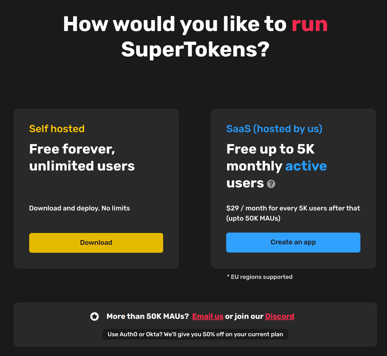 Top Auth0 alternatives: Auth0 vs Okta vs Cognito vs SuperTokens [2022] | by  Super Tokens | Medium