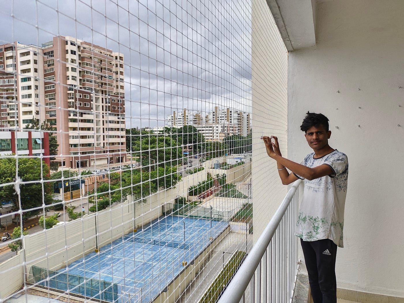 Balcony Net Near Me, Safety Nets, Bird Net, Pigeon Net Price/ Cost Free  Installation Call Us 8220510771 Near Me Service India, by Siri bird netting  service, All Over India