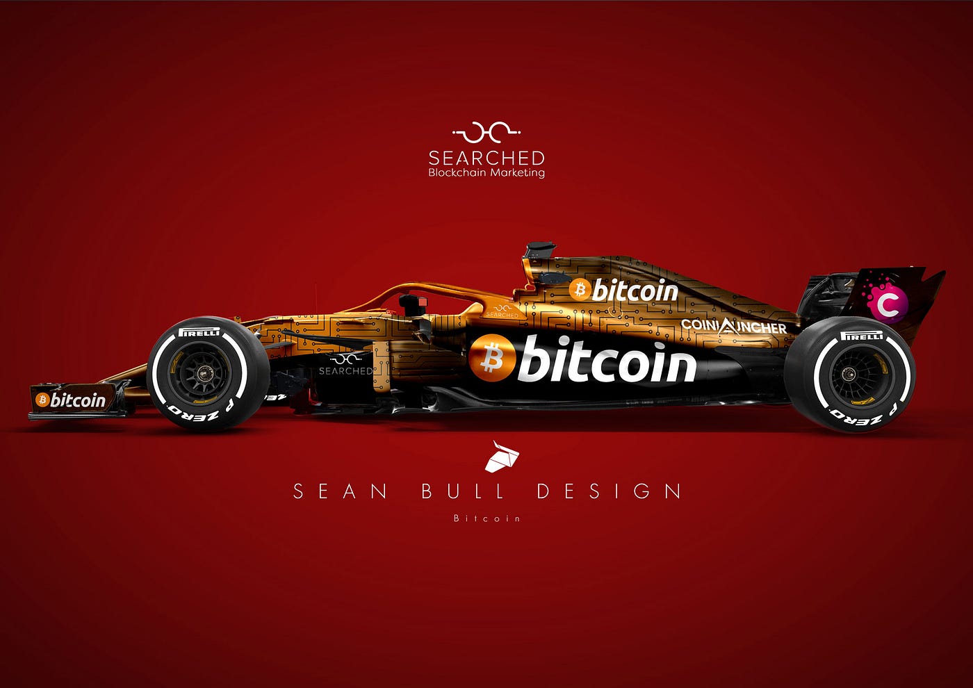 Blockchain F1 — Cryptocurrency Motorsport Concepts | Bitcoin Sponsorship |  by Adam Grist | Searched | Medium