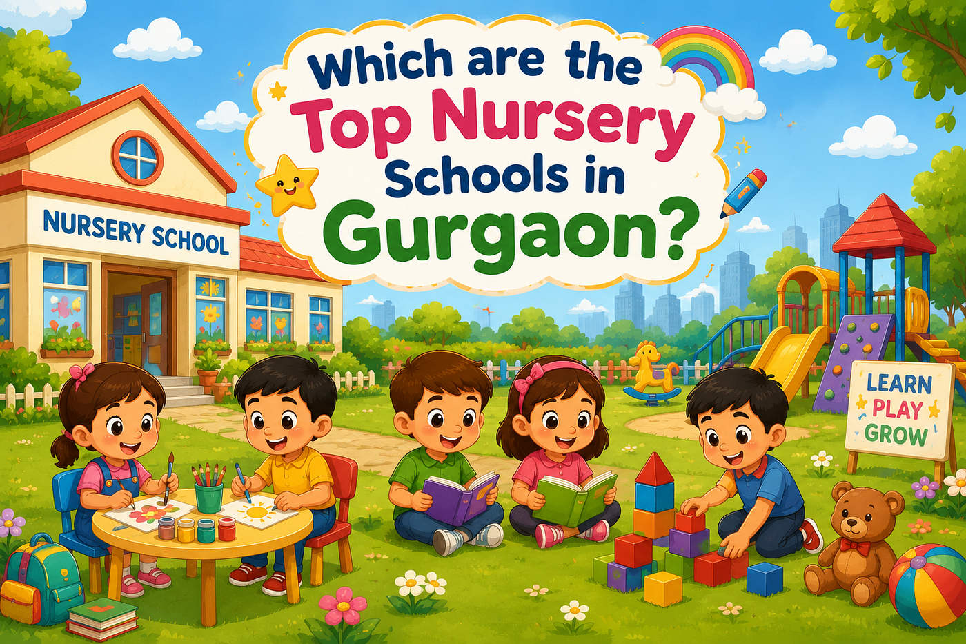 Which are the Top Nursery Schools in Gurgaon?