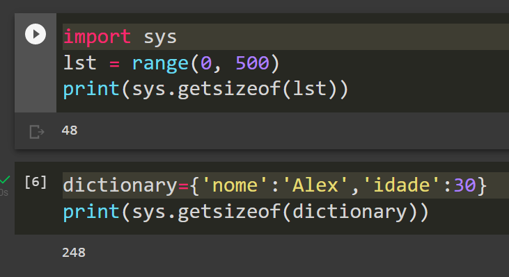 Cinco códigos em Python úteis em projetos: getsizeof, encode