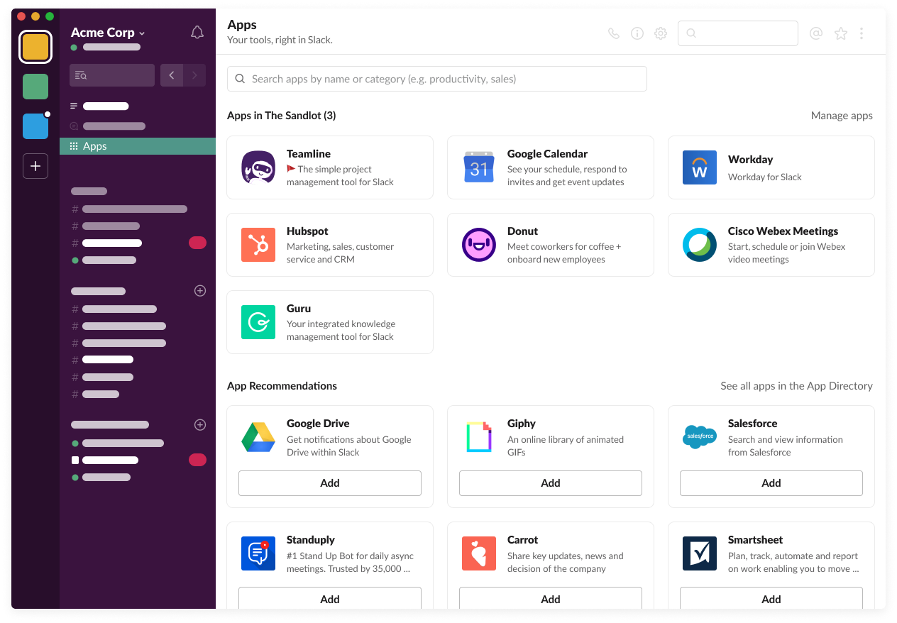 Google Drive  Slack App Directory