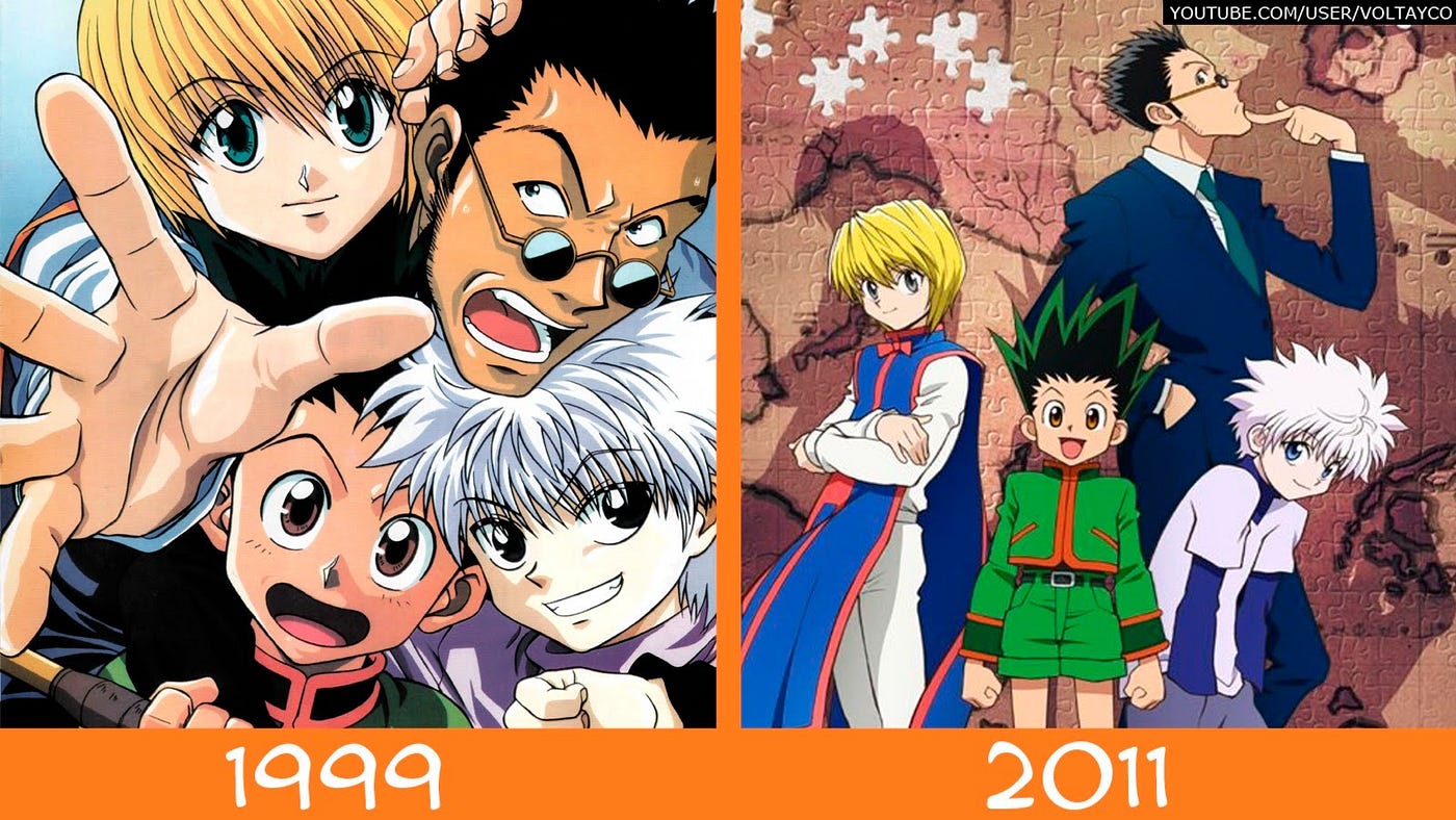 1999 vs 2011 hunter x hunter