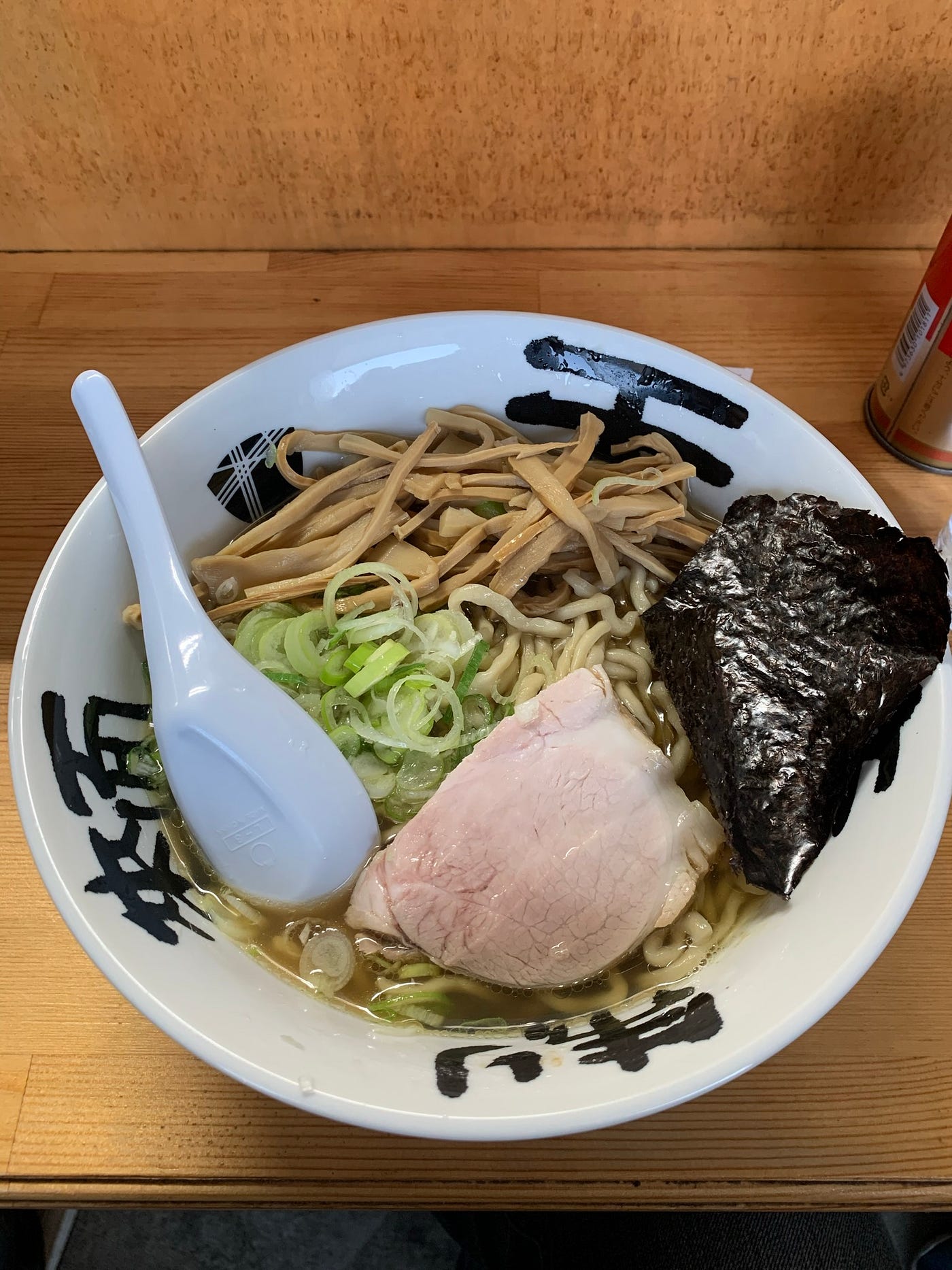 Photo taken by the author at a ramen shop that used to be in the Yuriage Morning Market.