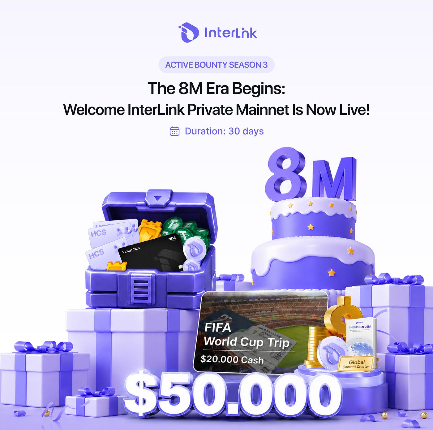InterLink Active Bounty Season 3: Win Up to $20,000 + FIFA World Cup 2026 Trip!