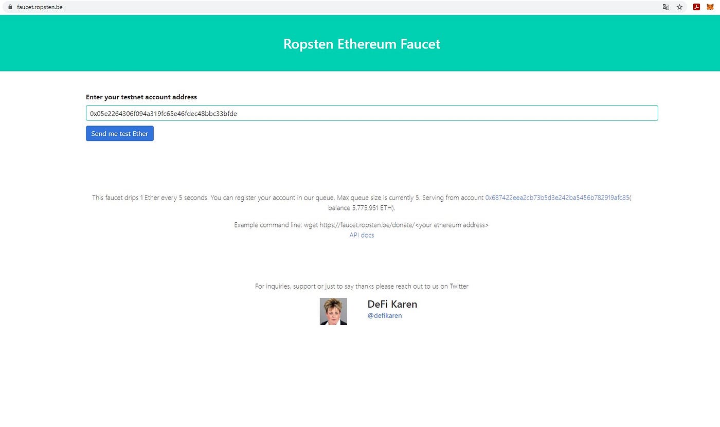 Testnet Ethers: Why do we use them and how to get them? | by Dominik Hoang  | Learn Bitcoin & blockchain | Medium