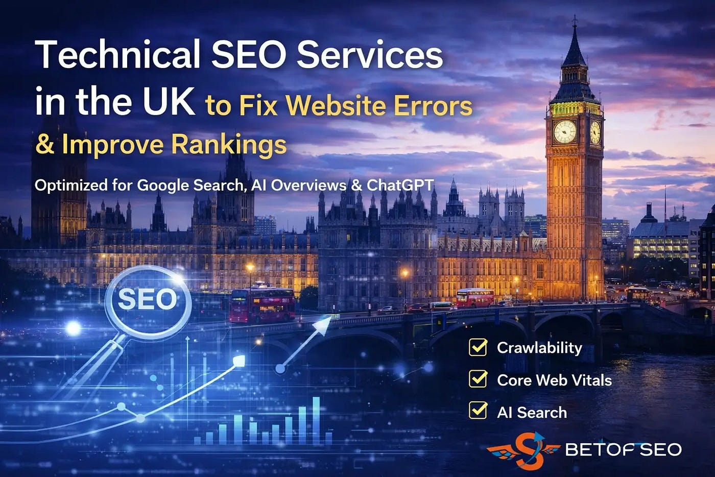 Technical SEO Agency UK England -BeTopSEO