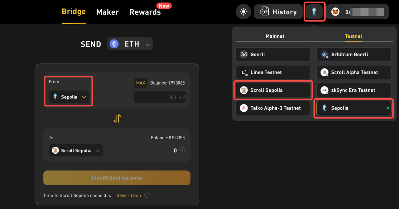 如何通过Owlto Finance进行Scroll Sepolia测试网跨链- Owlto中文社区- Medium