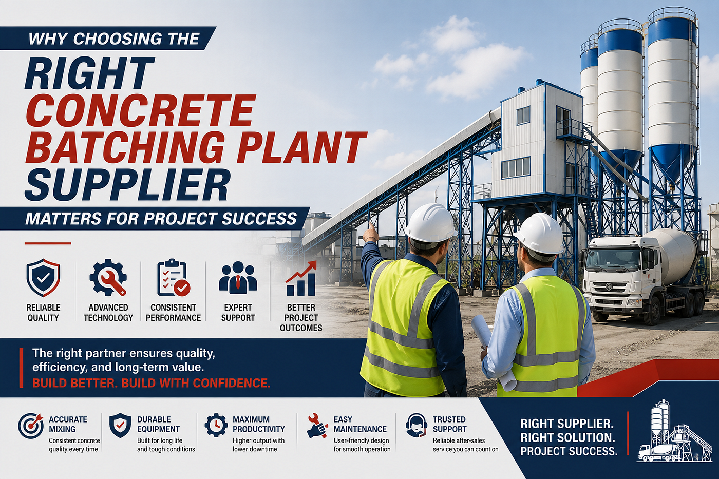 Why Choosing the Right Concrete Batching Plant Supplier Matters for Project Success