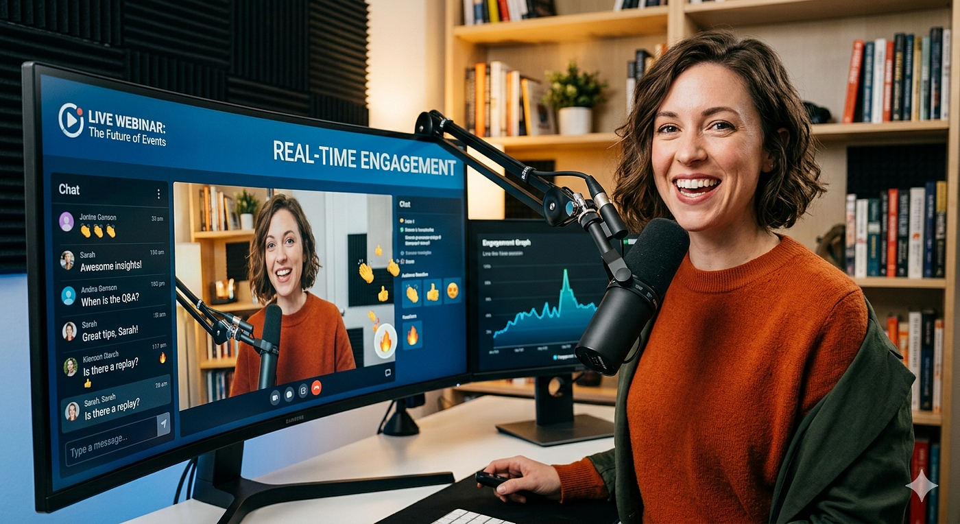 Why Your Next Event Deserves a Real Live Streaming Webinar