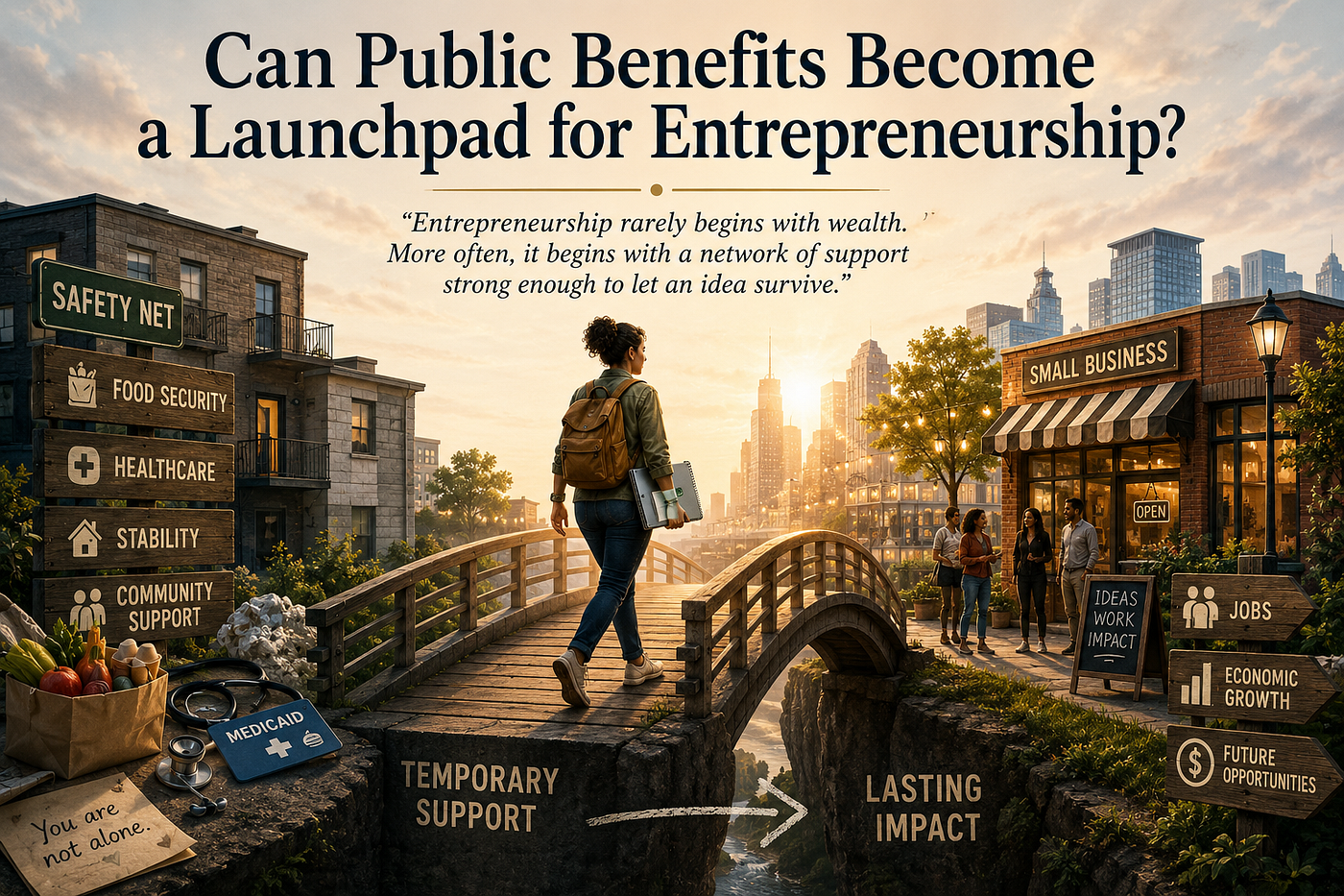 Can Public Benefits Become a Launchpad for Entrepreneurship?